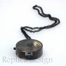 SOLID BRASS CHAIN COMPASSES ROYAL NAVY MARITIME MARINE POCKET COMPASS GIFT DECOR