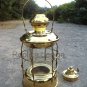 Vintage Starboard Ship Lantern Maritime Nautical Brass Anchor Grill Oil Lamp