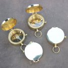 Vinatge Nautical Solid Brass Compass Maritime Pocket Compasses Gift Set of Four
