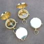 Vinatge Nautical Solid Brass Compass Maritime Pocket Compasses Gift Set of Four