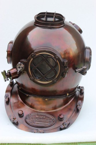 Decorative Deep divers marine nautical scuba Diving helmet vintage instrument US