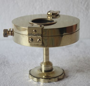 Vintage Solid Brass Inclinometer Compass Marine Clinometer Compass Replica Gift