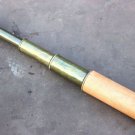Royal Maritime Pirate Captain Telescope Leather Case Three Fold Telescope 15"