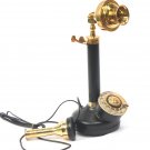 Vintage Modern Design Candle Stick Phone Rotary Dial Telephone Replica Gift