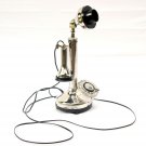 Vintage Long Stand Rotary Dial Candle Stick phone Replica model Retro Telephone