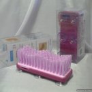 Foot brush (Burgundy Pink Firm)