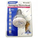 POLLENEX 6-SETTING CHROME SHOWER HEAD
