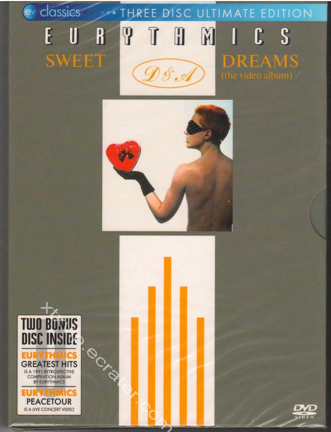 EURYTHMICS - Sweet Dreams / Greatest Hits / Peacetour - 3 DVD Box Set