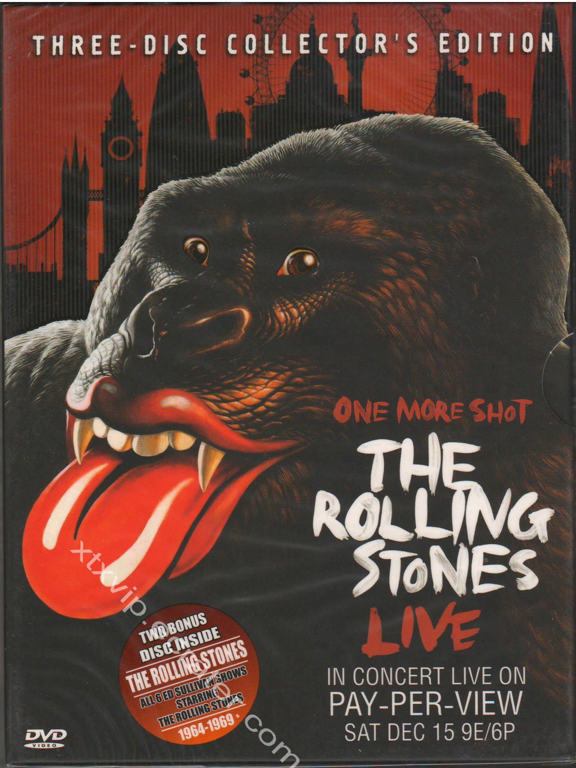 ROLLING STONES - One More Shot LIVE / Six Ed Sullivan Shows - 3 DVD Box Set