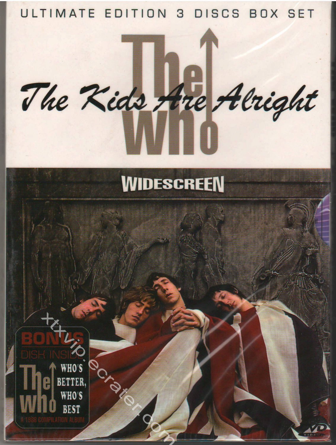 THE WHO - The Kids Are Alright + Who`s Better, Who`s Best - 3 DVD Box Set
