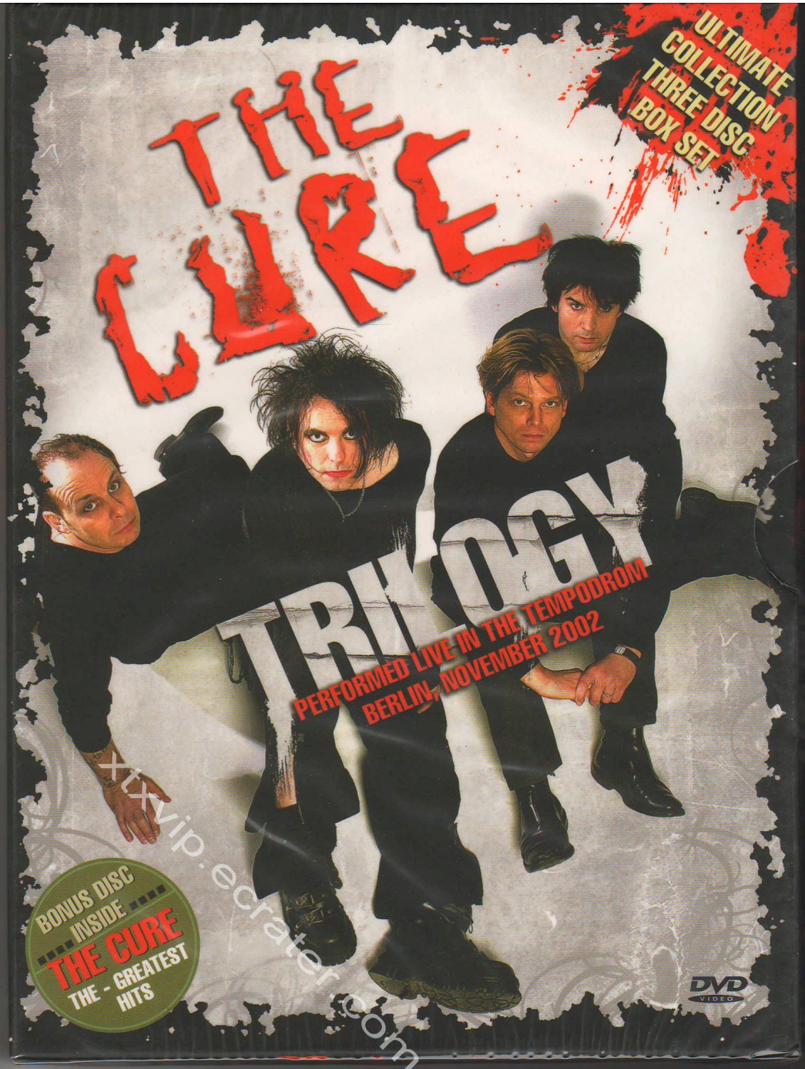 THE CURE - Trilogy + Greatest Hits - 3 DVD Box Set