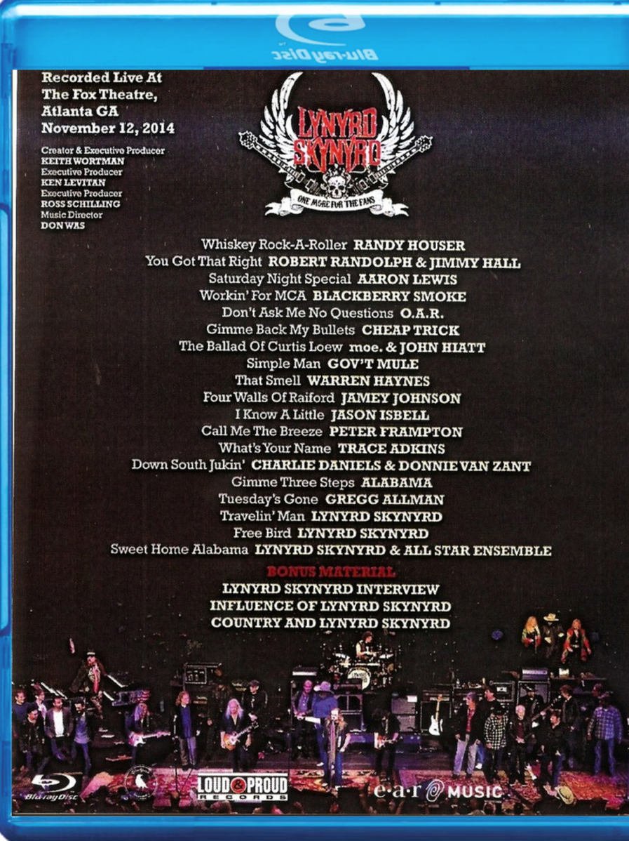 Lynyrd Skynyrd - One More For The Fans - Blu-Ray