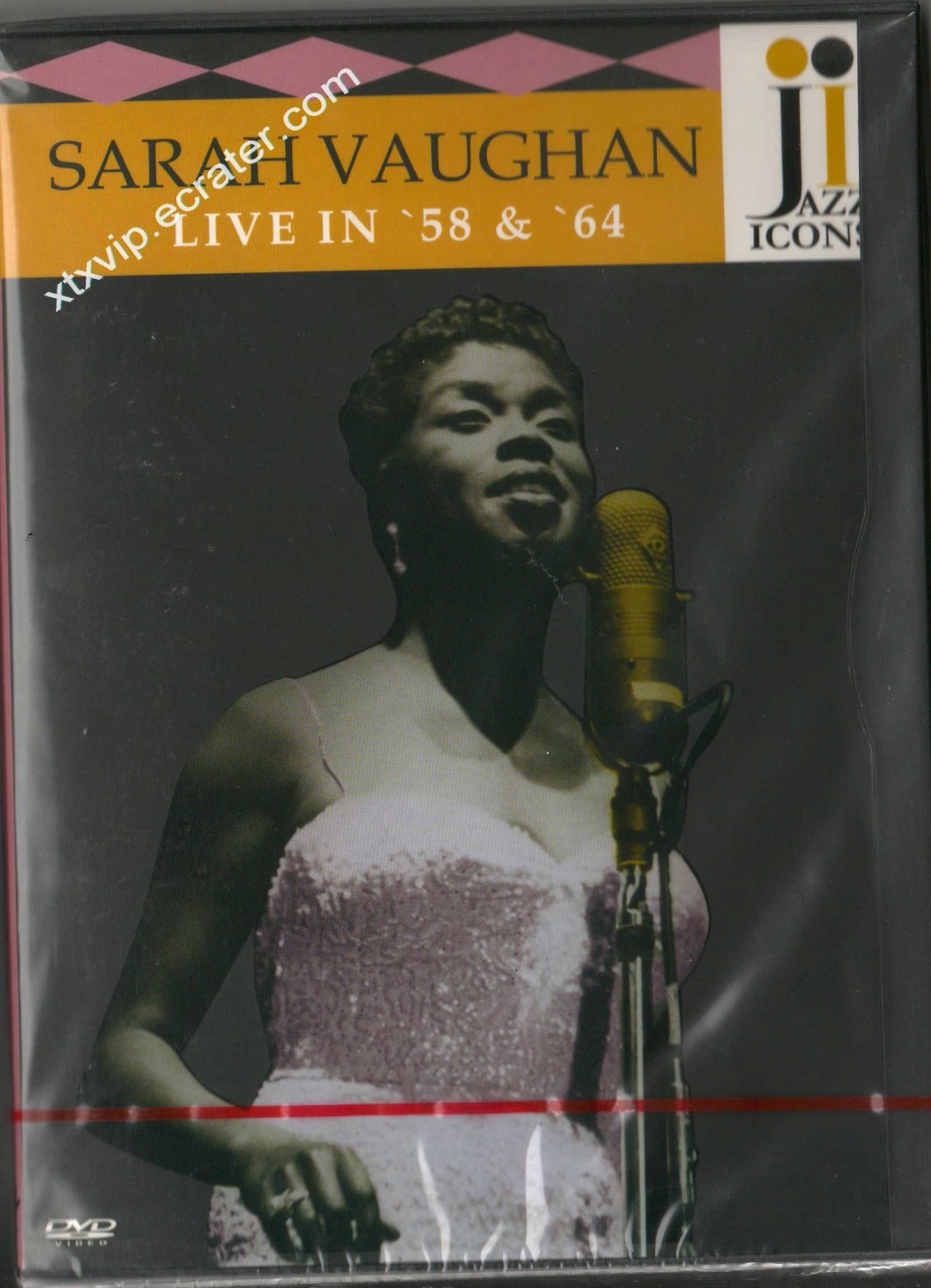 SARAH VAUGHAN - Live in 58 & 64 - DVD