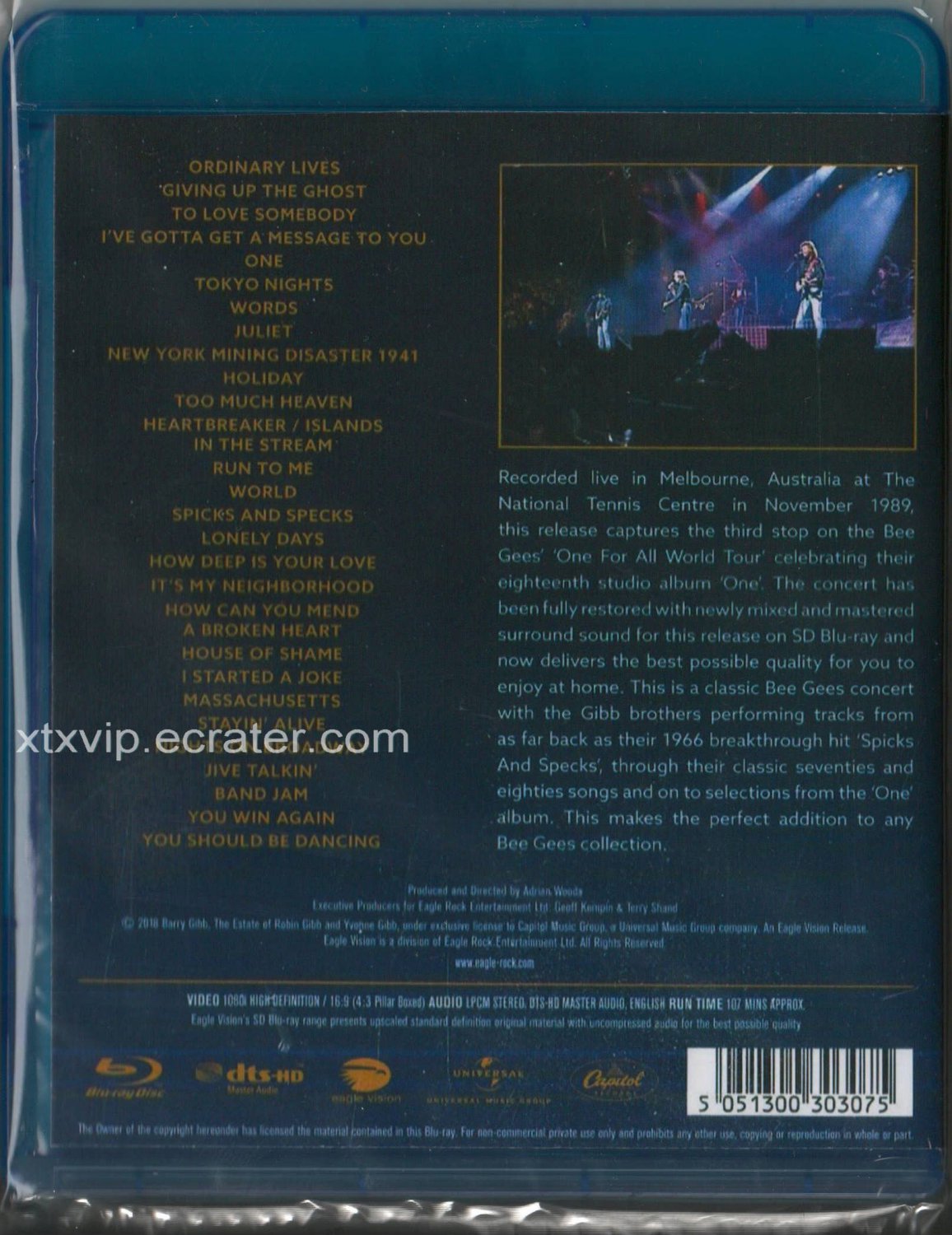 Bee Gees - One For All Tour - Live in Australia 1989 - Blu-Ray