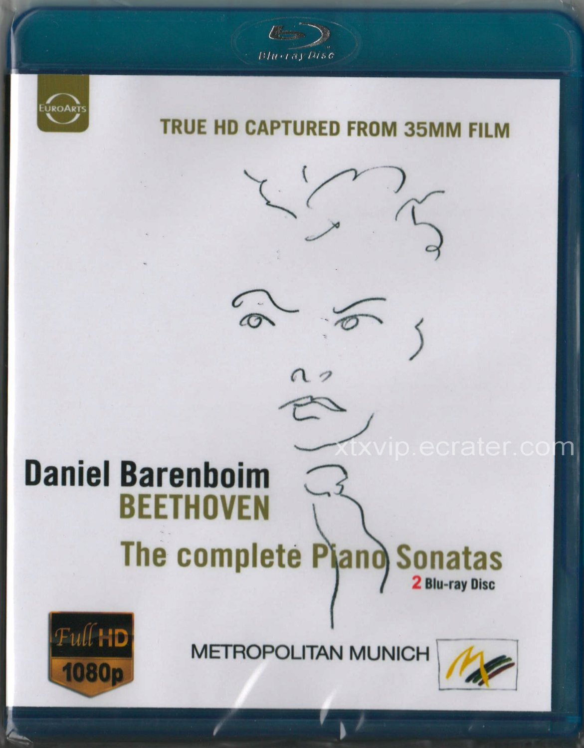 Beethoven: The Complete Piano Sonatas - Daniel Barenboim Disc 2 - Blu-Ray