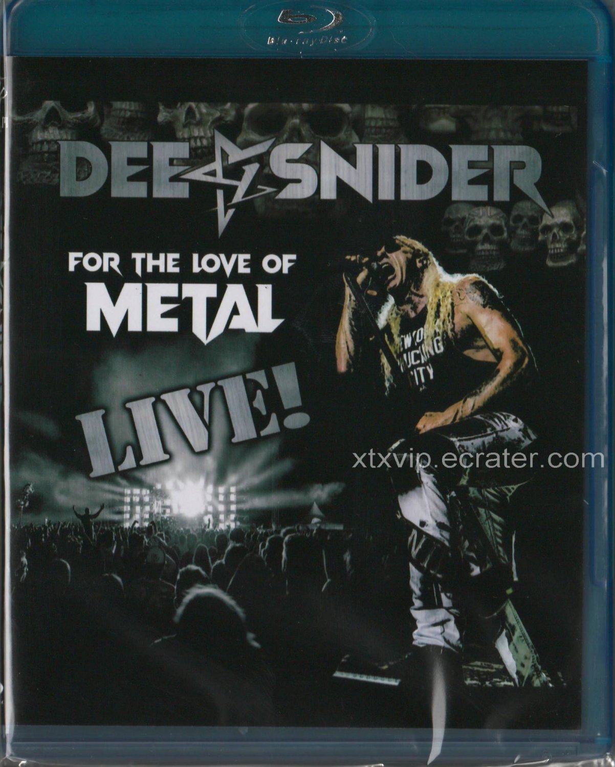 Dee Snider (Twisted Sister) - For The Love Of Metal Live - Blu-Ray