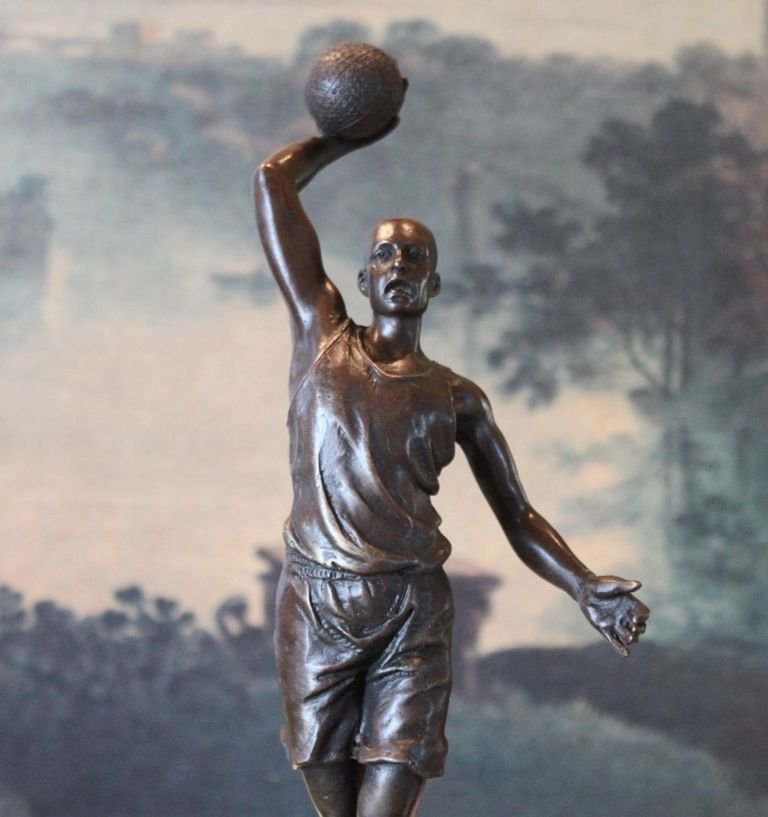 NBA Basketball Player Bronze Sculpture