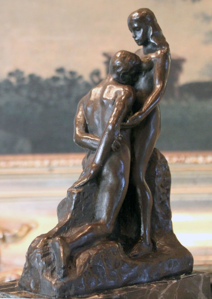 Rodin's "Eternal Idol" Bronze Sculpture