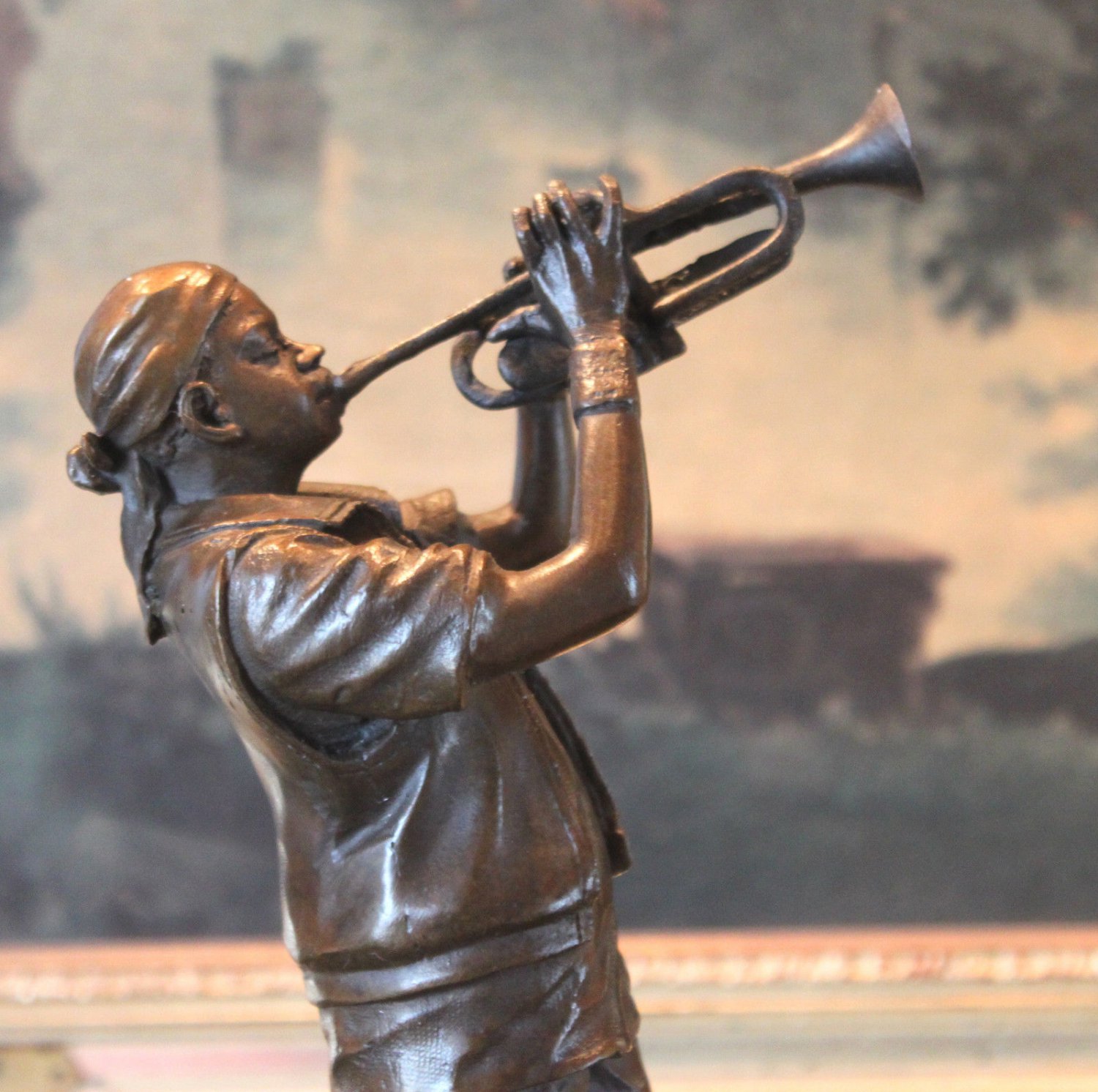 Blues Jazz Musician Entertainer Bronze Sculpture