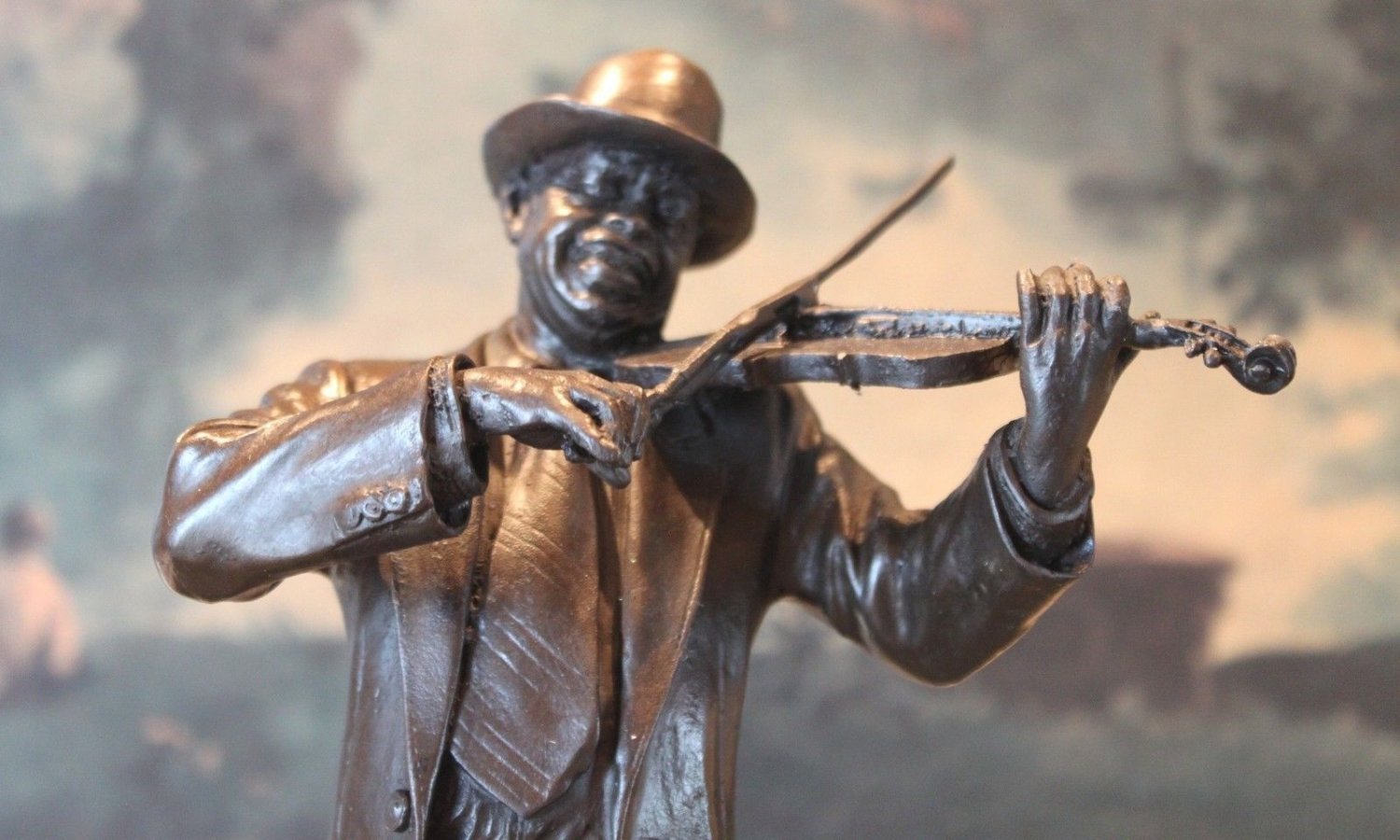Blues Jazz Musician Entertainer Bronze Sculpture