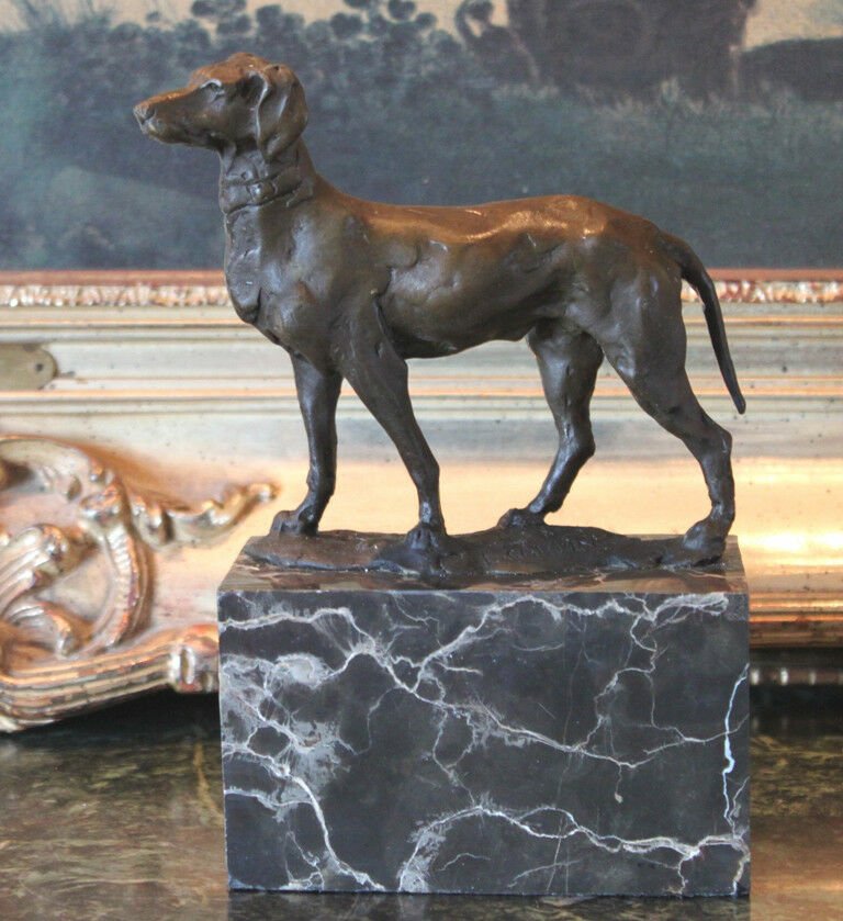 weimaraner statues for sale