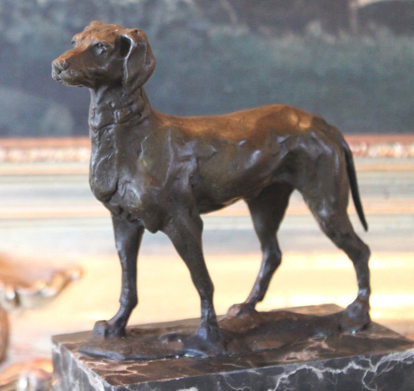 weimaraner statues for sale