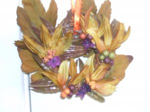 mini Autumn wreath