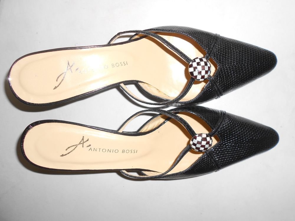 Classy ANTONIO BOSSI SlipOn Mule Pumps Women�s Shoes