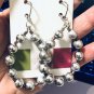 silver handmade earrings, #3630E, hoop earrings, BFF gift ideas