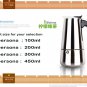 2 Cup,100 ml Stainless Moka Express Stovetop,Espresso Maker,Moka Pot