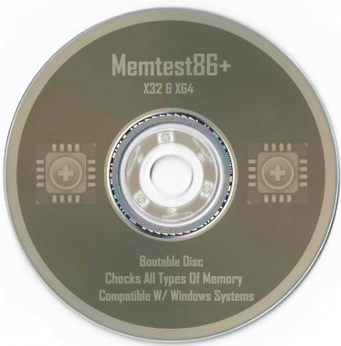 Memtest86+ Boot CD Stress Tests All Types Of Memory for Failures DDR 2 3 Ram