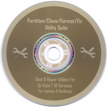 Partition Clone Format Resize & Fix Boot Utilities For Windows XP Vista 7 All V.