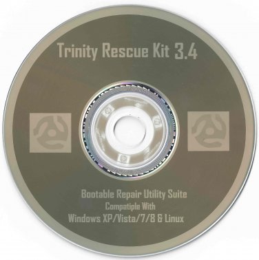 Trinity Rescue Kit 3.4 Live CD Reset Password Recover Repair Virus Removal