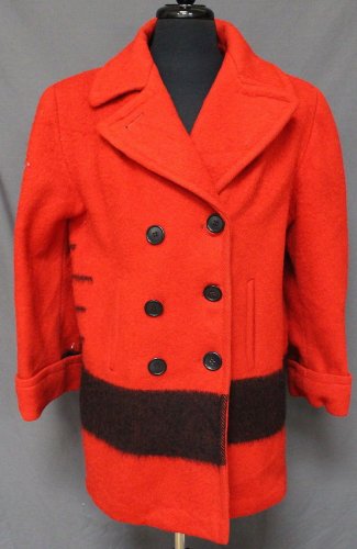 Hudson Bay Red Wool Coat