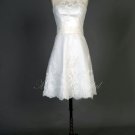 2015 Outdoor/ Destination wedding dress, Vintage lace wedding dress, Tea length wedding gowns