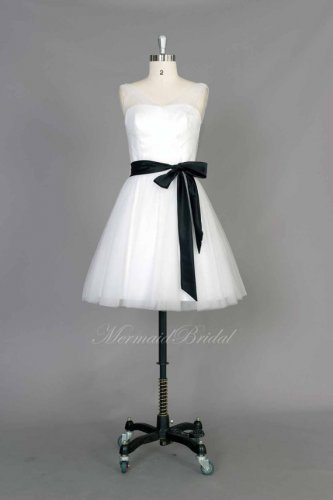 Lovely Knee length Beach wedding dress, Destination Wedding Dresses, Short wedding gowns
