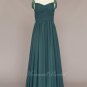 Simple Chiffon Ivory A-line prom dress, party dress with elegant beading cap sleeves