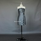 Charcoal Sheath taffeta Short Prom Dresses, Party Dresses,Prom dress, Homecoming dresses