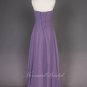 Simple halter wistaria Long bridesmaid dress, simple bridal party Dress With Sweetheart Neckline