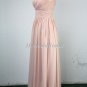 Sheath/Column One Shoulder Floor-length Chiffon Bridesmaid Dress,cheap prom dress