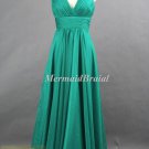 Short/Knee-length Versions of "A-line V-neck Floor-length Chiffon Bridesmaid Dress, Evening Dress