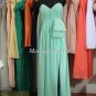 Custom Made Long Chiffon Bridesmaid Dress With Train, Cheap Bridesmaid Dress