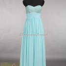 Cheap Prom Dress , Princess Sweetheart Beading Floor-length Chiffon Prom Dress 2014