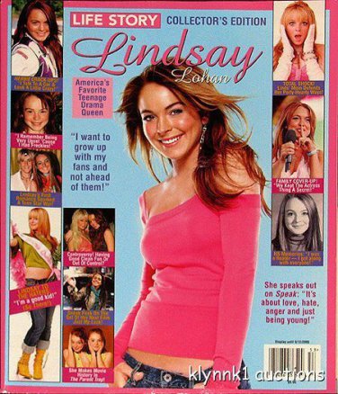 Lindsay Lohan Life Story Celebrity Magazine Collectible September 2005