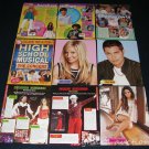 Zac Efron Vanessa HSM 4 sets 32 Full page Magazine Clippings Pinup Lot L415