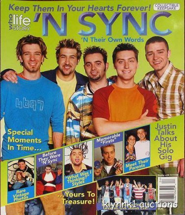 NSync Life Story Magazine in your heart Collectible November 2002