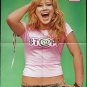 Ashton Kutcher Magazine Poster Centerfold 66A Hilary Duff on the back