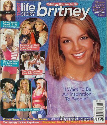 Britney Life Story Magazine Pop Princess Collectible March 2002