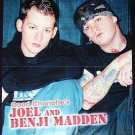 Benji & Joel Good Charlotte 2 Posters Centerfold Lot 379A Hilary Duff on back