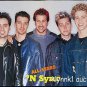 Justin Timberlake NSync - 2 POSTERS Centerfolds Lot 1283A Mandy Moore on back